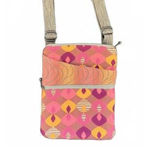 Maruca Design 'Cupcake' Crossbody Bag with Jacquard Woven Fabric